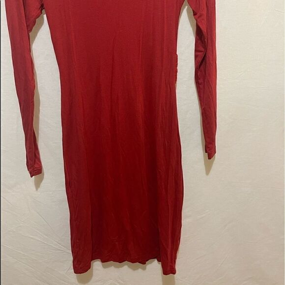 Twist it up mini dress- Rust - Picture 4 of 14